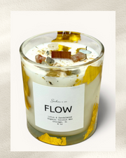 FLOW - Crystal Candle for Creative Flow &amp; Emotional Ease