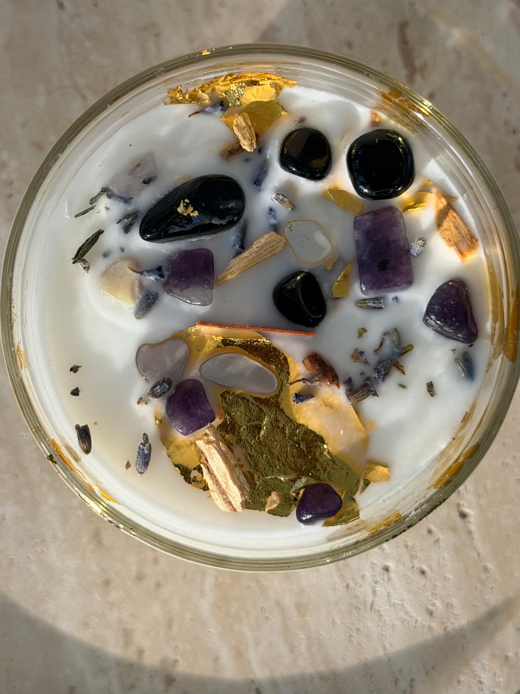 VEIL - Crystal Candle for Protection & Inner Stillness