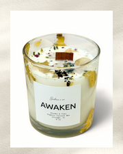 AWAKEN - Citrus & Wood Crystal Candle