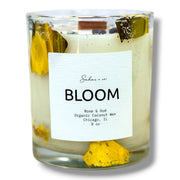 BLOOM — Rose Oud Crystal Candle for Self Love & Growth