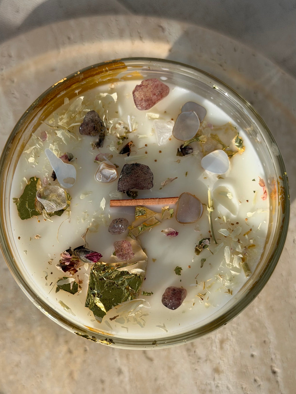 MUSE - Jasmine & Bergamot Crystal Candle for Creativity