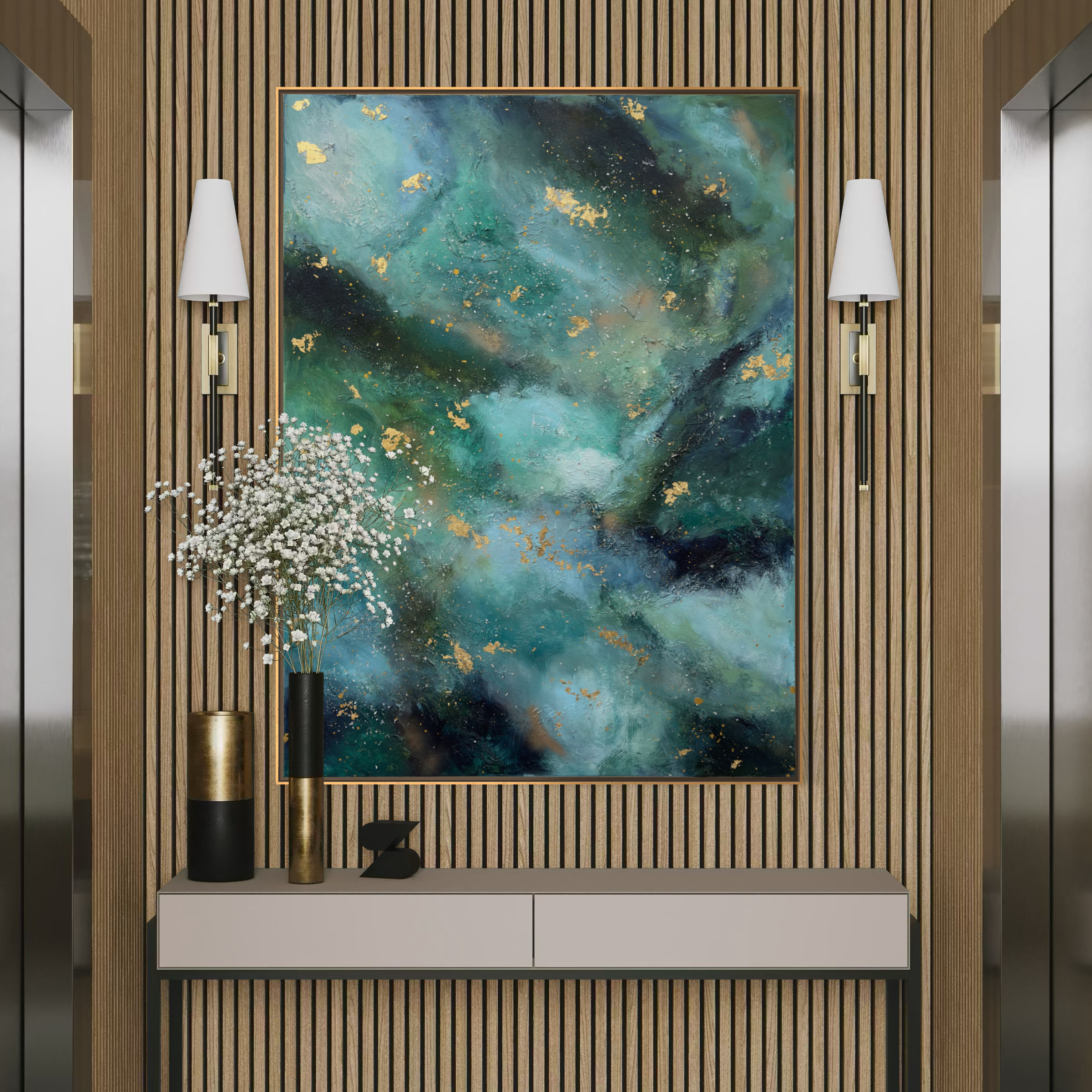 Celestial Bloom 36 x 48