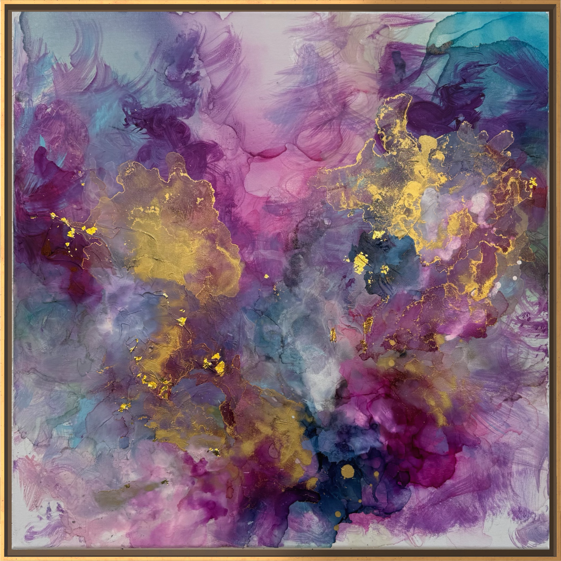 Layers of Luna 24" x 24"