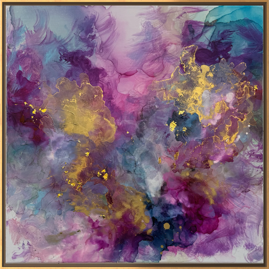 Layers of Luna 24" x 24"